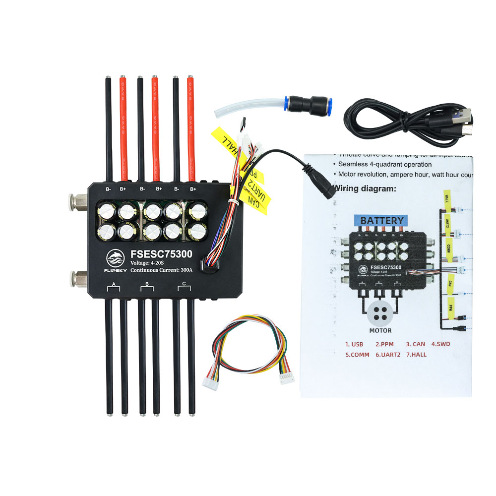 Flipsky Fsesc 75300 84 В сильн – обзор и цена Vesc 75300 High Current Esc